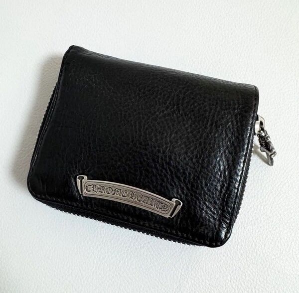 正規超美品!クロムハーツ スクエアジップウォレット 財布