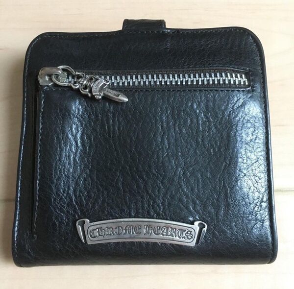 正規超美品!クロムハーツ スクエアボタンビル ウォレット 財布