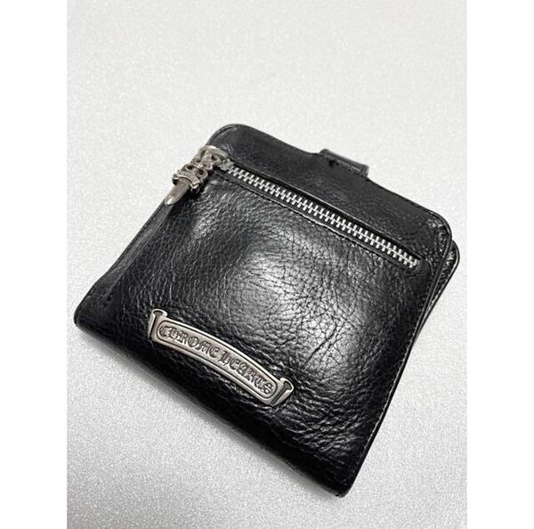 正規超美品!クロムハーツ スクエアボタンウォレット 財布
