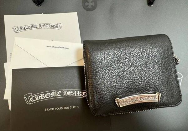 正規超美品!クロムハーツ スクエアジップウォレット 財布