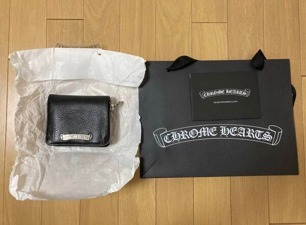 正規超美品!クロムハーツ スクエアジップウォレット 財布