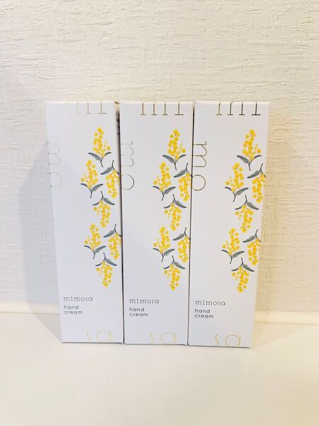 3本!生活の木 ミモザシアバターハンドクリーム エッセンシャルオイル配合 45g