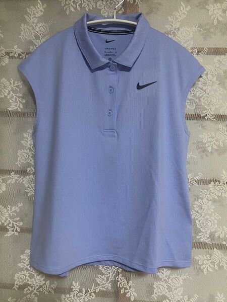 NIKE ナイキ ノースリーブ ポロシャツ DRI-FIT ブルー M