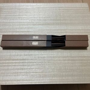 CELLS 木製箸 2膳セット ブラウン
