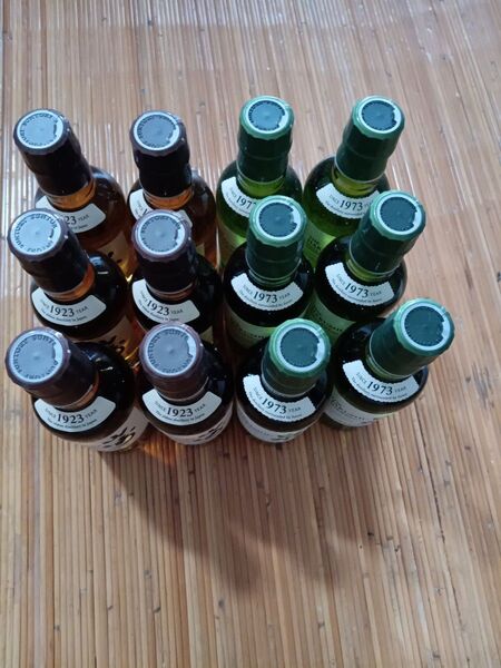 山崎・白州・180ml・各6本計12本・新品未開封品。 ミニボトル