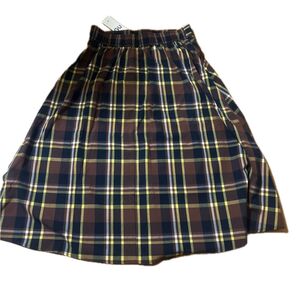 チェック柄 ロングスカート