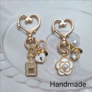 ハンドメイド キーホルダー 2個セット