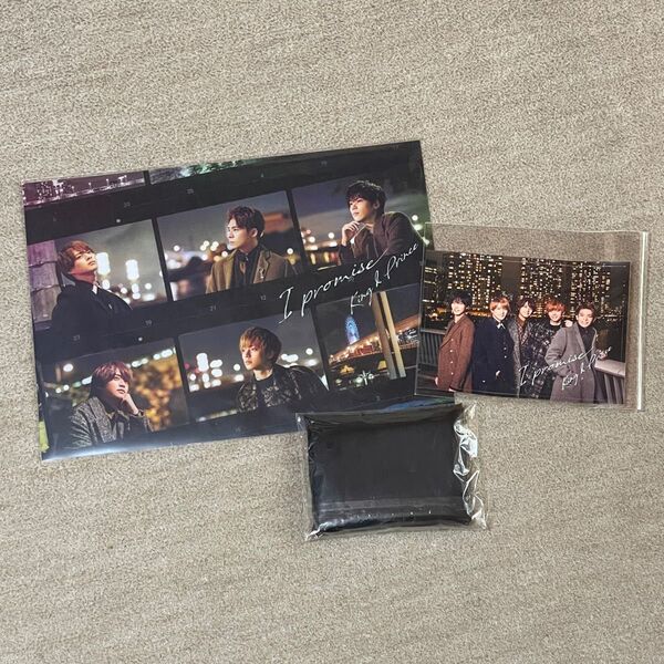 King & Prince Ipromise 特典 クリアポスター ステッカー エコバッグ
