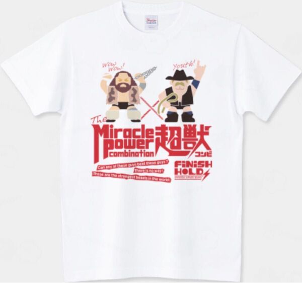 スタン・ハンセン & ブルーザー・ブロディ Tシャツ 全日本プロレス スタンハンセン&ブルーザーブロディ チャンピオン 超獣コンビ