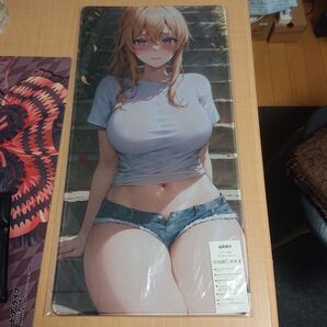 65 原神 ジン プレイマット マット デスクマット マウスパッド 美少女 ゲーム