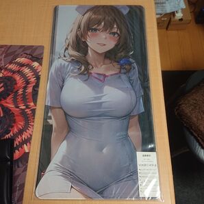 69 原神 リサ プレイマット ラバーマット マウスパッド ゲーム マット 美少女 デスクマット ナース