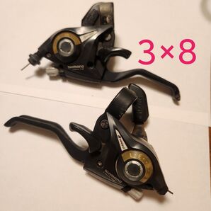 SHIMANO ST-EF51 左右セット 3×8 ジャンク