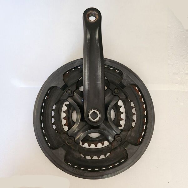 Prowheel クランクセット 48-38-28T 170mm ガード付 四角軸