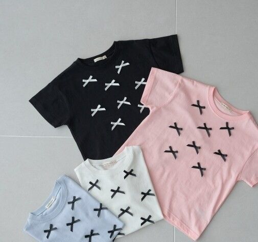 新品リセマイン(Lycee mine)【型崩れしないやわらかコットン】リボン付きTシャツ150 140 黒