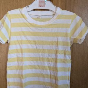 子ども服 無印良品Tシャツ ボーダー 90cm
