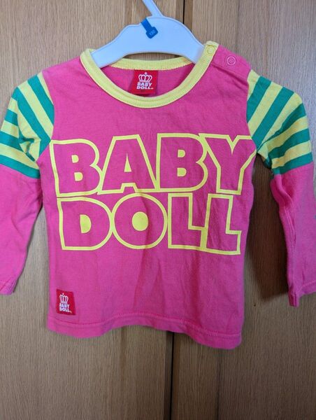 子ども服 ベビードール長袖Tシャツ 90cm
