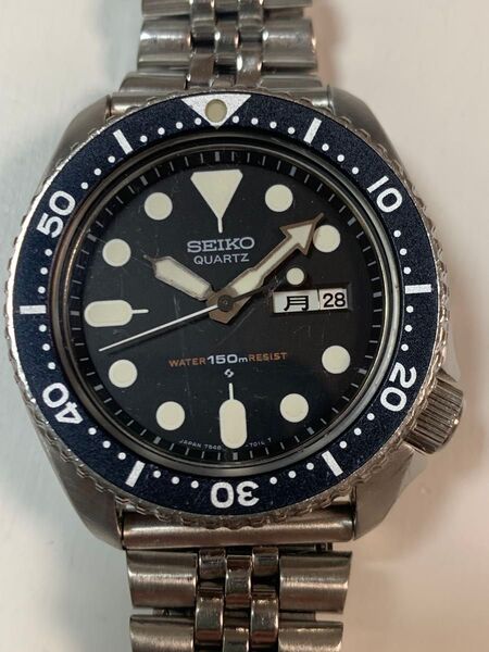 SEIKO クォーツ ダイバーズウォッチ 150m防水