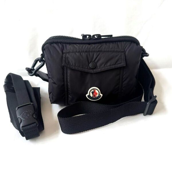 MONCLER モンクレール ショルダーバッグ 2WAY ボディバッグ H109B5L00011 斜め掛け ブラック ナイロン