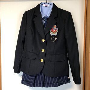 【美品】【送料無料】PINK-latte スーツ 女の子 160サイズ 4点セット 黒 紺 入学式 卒業式 結婚式 フォーマル