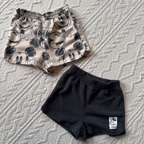 H&M キッズ ショートパンツ ルームパンツ ミッキー EUR134