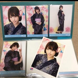 西野七瀬生写真2015 August-Ⅱ4枚ポストカード浴衣