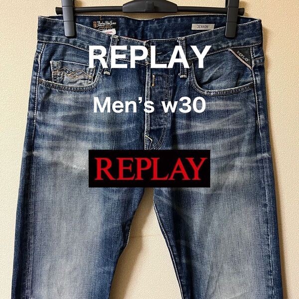 REPLAY リプレイ メンズ デニムパンツ Jennon (used)w30