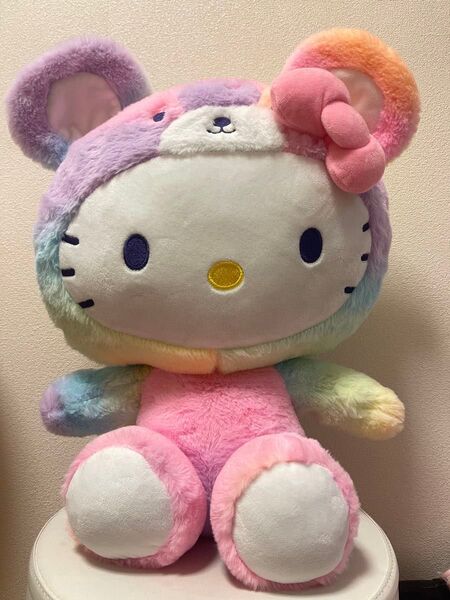 レインボーシャーベット キティ ぬいぐるみ 日本未発売 17.5インチ 44cm アメリカ