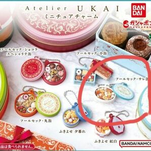 ガチャ アトリエうかい ミニチュアチャーム Atelier UKAI フールセック フールセック サレ缶