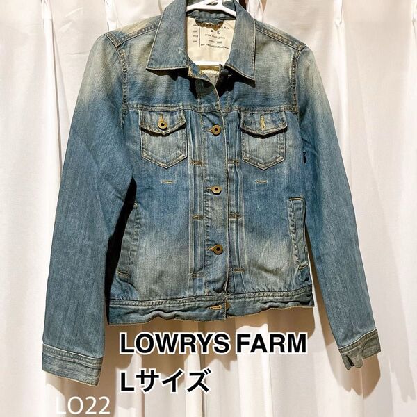 LO22 LOWRYS FARM ローリーズファーム Gジャン Lサイズ デニムジャケット レディース アウター