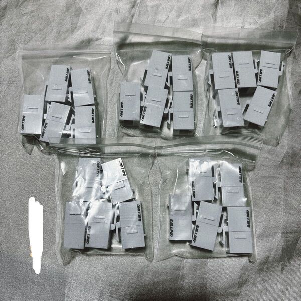 Iwillink RJ45 Cat6 キーストーンカプラー LAN ケーブル用 中継 コネクタ メスからメス Cat6