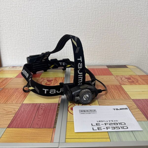 タジマ ヘッドライト LED 現場 工事 夜間の安全に! 電気 ヘルメット装着