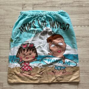 ちびまる子 プール 水泳 ラップタオル 巻きタオル 新品未使用 ラップタオル プールタオル キャラクター