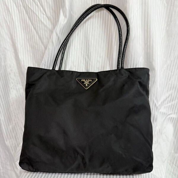 PRADA プラダ ナイロントートバッグ ブラック ギャランティカード付き
