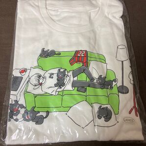 LEVEL.5 キヨ猫Tシャツ 白 ホワイト レディース