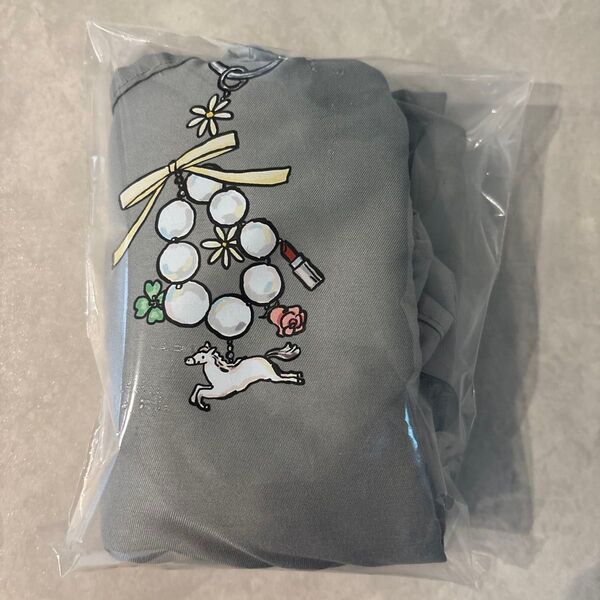 資生堂オンラインストア 持ち手フリルエコバッグ(グレー)
