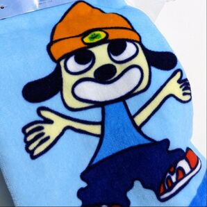 パラッパラッパー マフラータオル ブルー ステッカー付き 限定生産品 キャラクターグッズ PARAPPA THE RAPPER