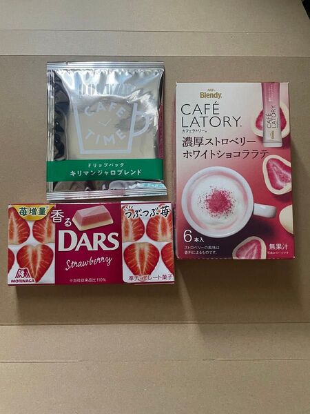 ブレンディカフェラトリー濃厚ストロベリーホワイトショコララテ 森永製菓 香るダース <つぶつぶ苺> ドトールドリップコーヒー