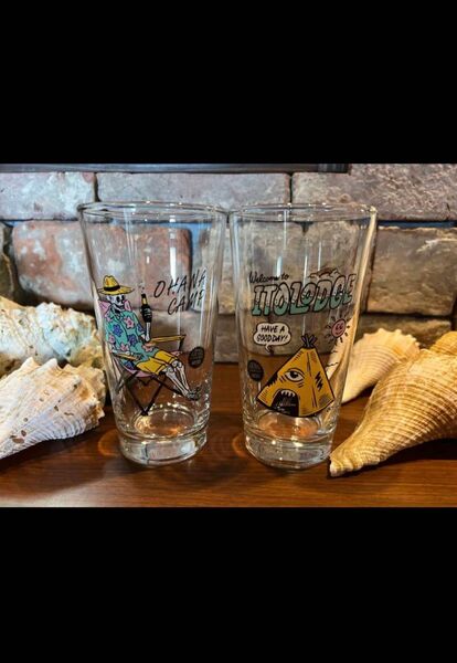 GRIND LODGE×OHANAコラボ商品 パイントグラス 2個セット 新品