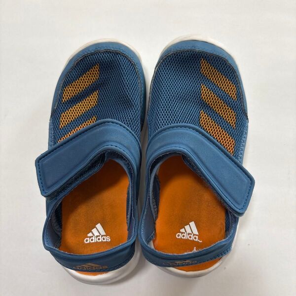 adidas アクアシューズ 18cm ブルー
