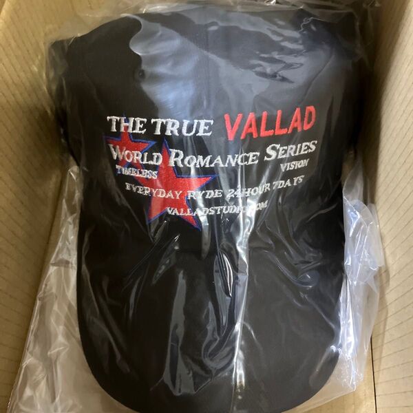THE TRUE VALLAD キャップ WORLD ROMANCE SERIES 黒 未使用
