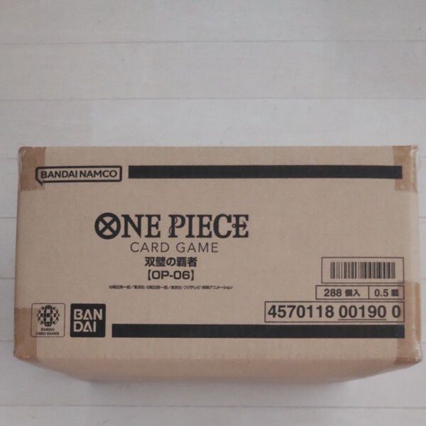 ONE PIECEカードゲーム 双璧の覇者 【OP-06】ワンピースカードゲーム 未開封カートン