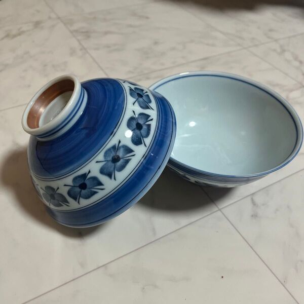 未使用品 お茶碗 美濃焼 秀泉窯 2個