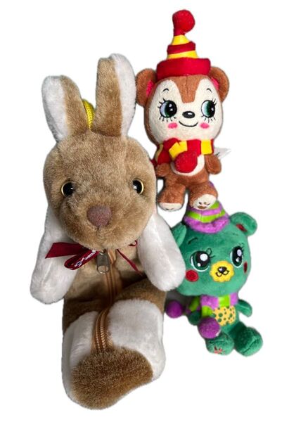 アニマル ペンケース ふわふわ ぬいぐるみ ポーチ かわいい 雑貨 昭和レトロ マスコット