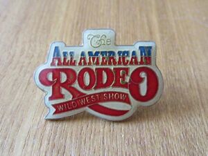 古いピンバッジ：ALL AMERICAN RODEO ロデオ その他 カウボーイピンズ +R