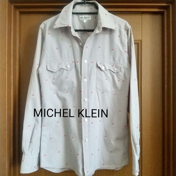 MK KLEIN+ HOMME ミッシェルクラン 長袖シャツ 46M イトキン製
