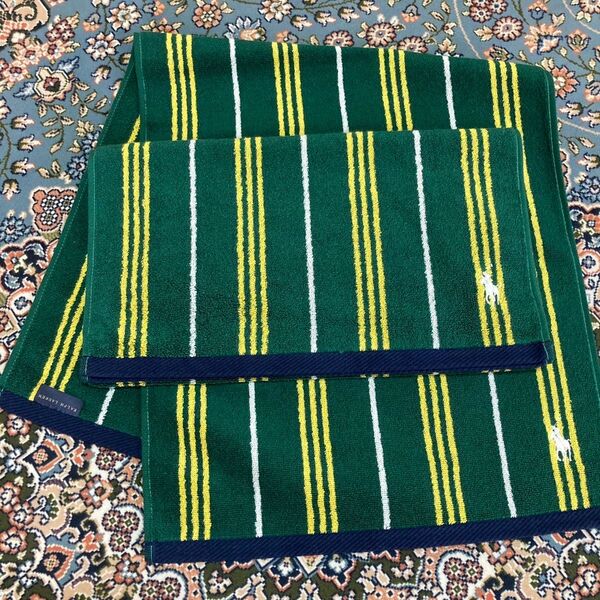 新品ラルフローレン フェイスタオル2枚セット Ralph Lauren POLO