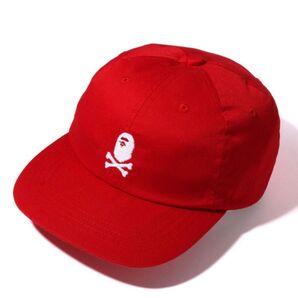 Bape Pirates 5パネル キャップ レッド