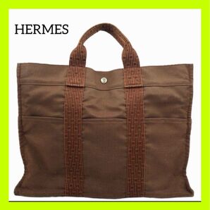 【美品】HERMES(エルメス)エールラインGM トートバッグ
