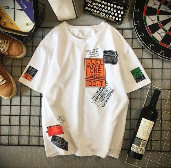 新品 半袖Tシャツ 白 ホワイト オーバーサイズ ストリート 3XL