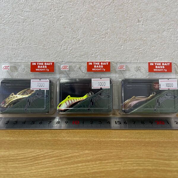 NORIES IN THE BAIT BASS 7g 3色セット バス釣り